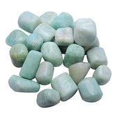 Lotus & Lapis Amazonite Tumblestone